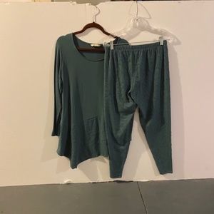 Chalet two piece outfit. Pants and top size L